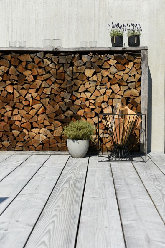 Terrassendielen Douglasie Alpin 220 vergraut