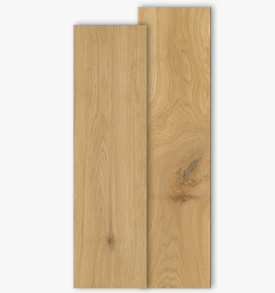 Eiche Dielen in der Sortierung Select und Natur in 250mm Breite