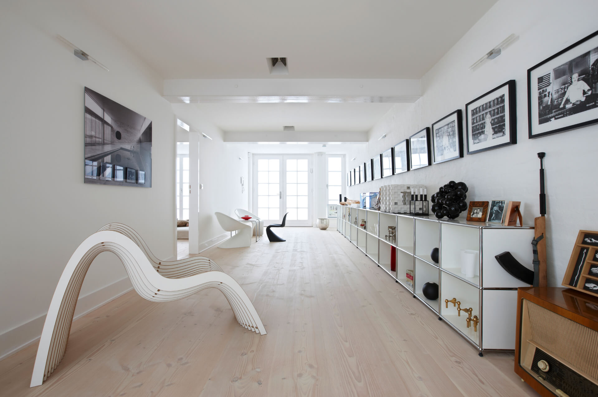 Wooden board floor by pur natur. Floorboards from Douglas fir.