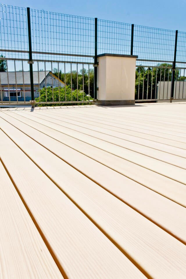 Terrasse mit Holzdielen